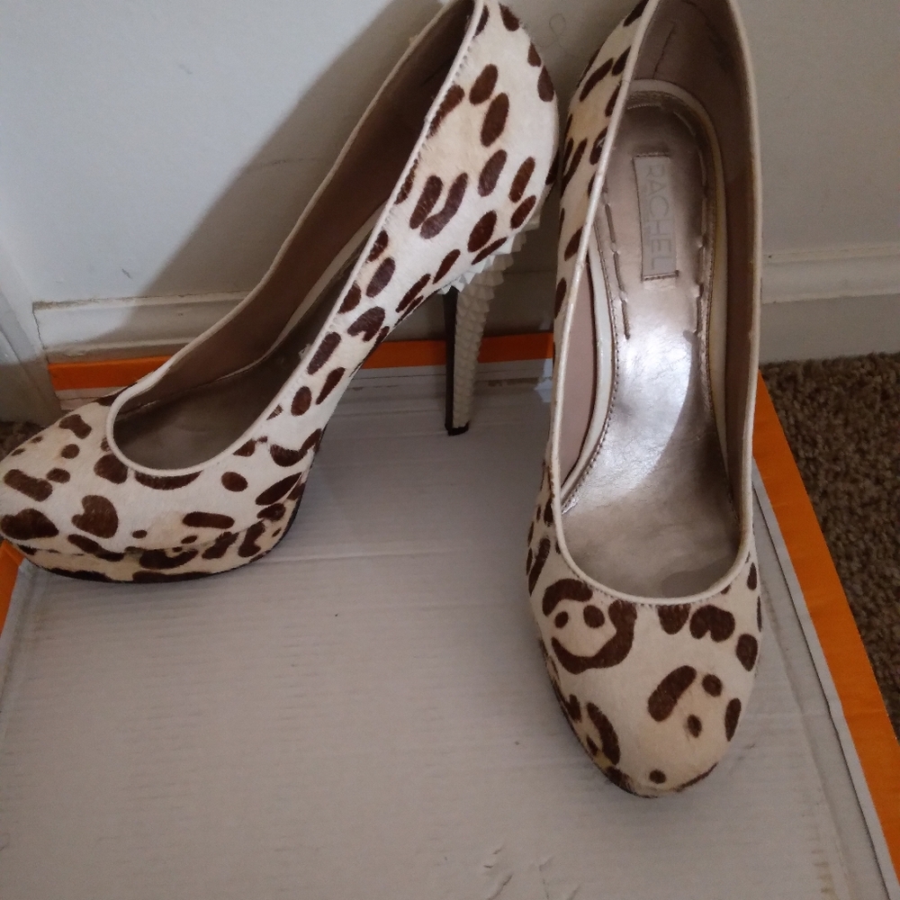 Rachel Roy Leopard Print Heels